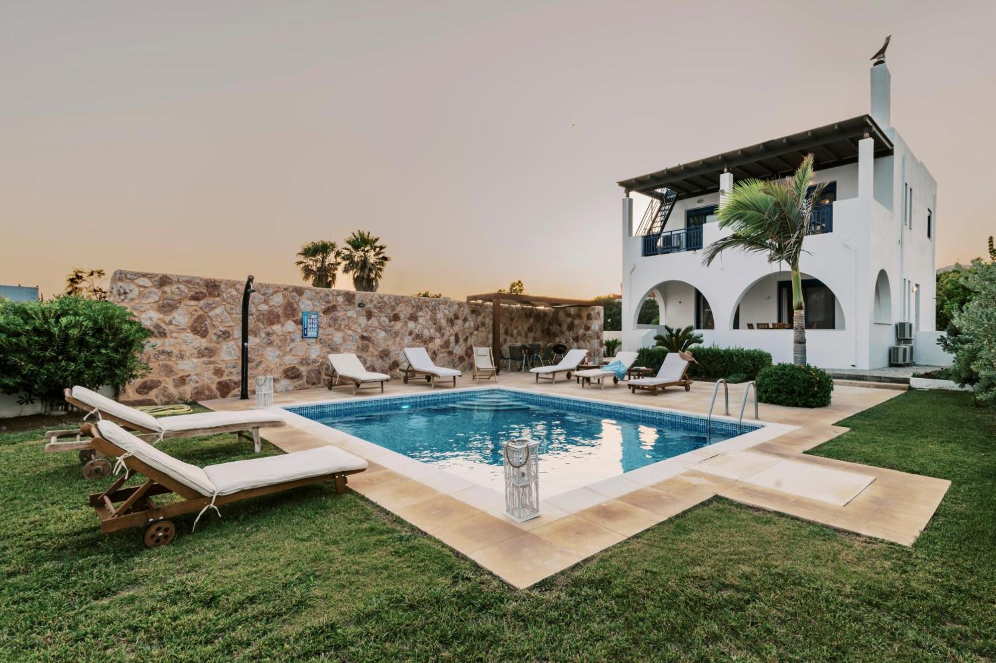 Villa Deep Blue Lakhania Esterno foto