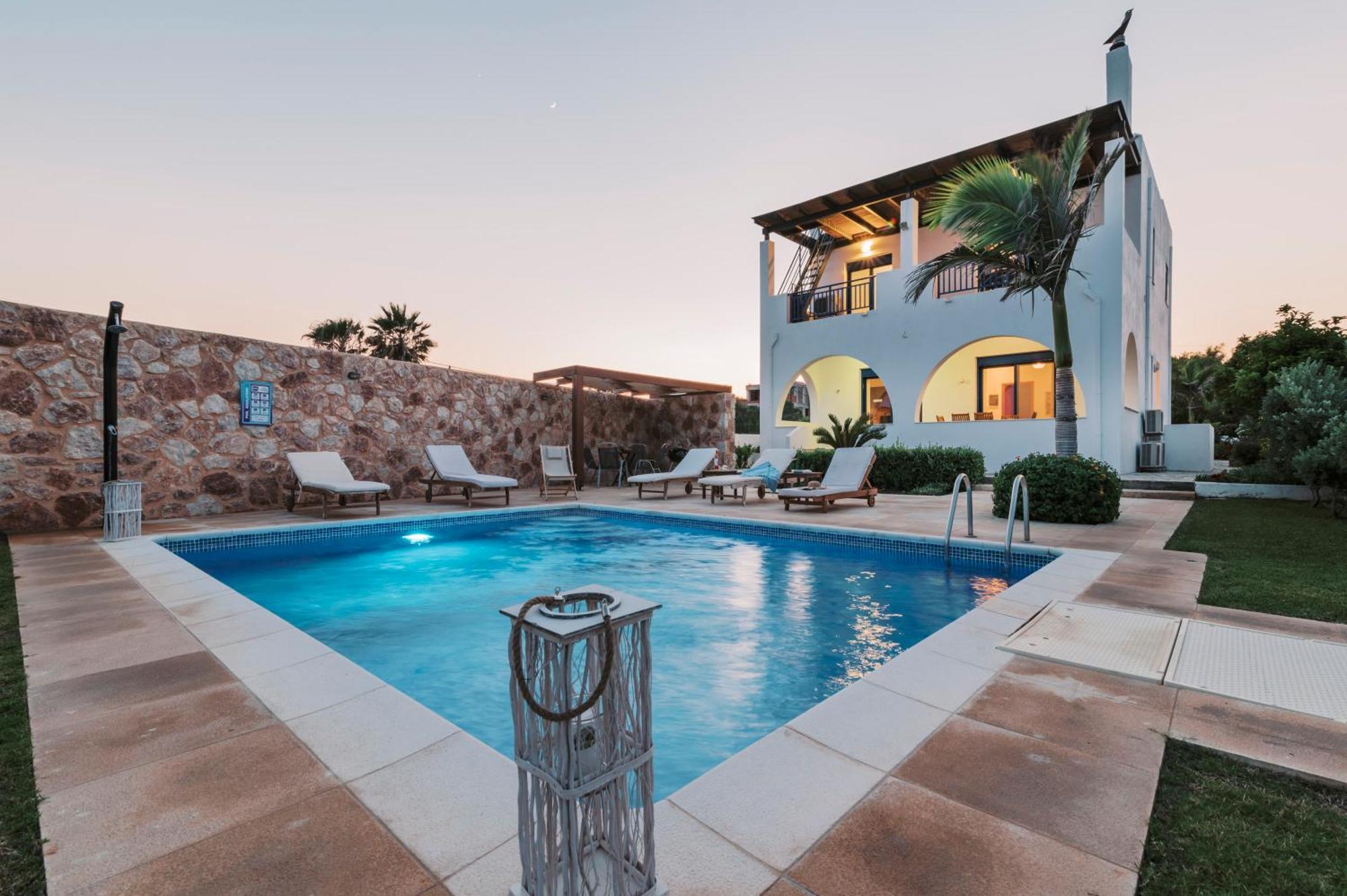 Villa Deep Blue Lakhania Esterno foto
